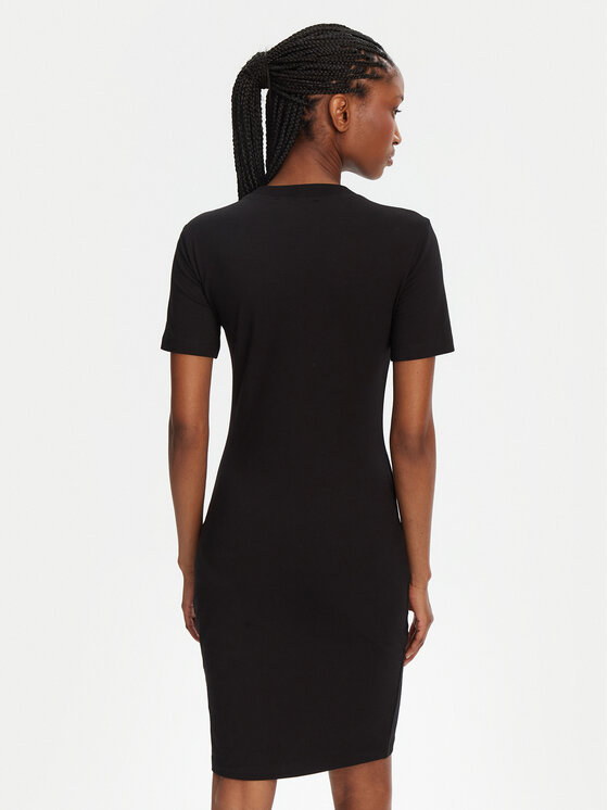 Versace Jeans Couture Versace Jeans Couture Každodenné šaty 78HAOC06 Čierna Slim Fit