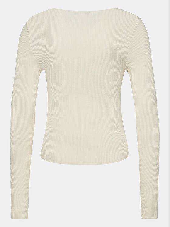 Gina Tricot Gina Tricot Μπλουζάκι 21217 Εκρού Regular Fit