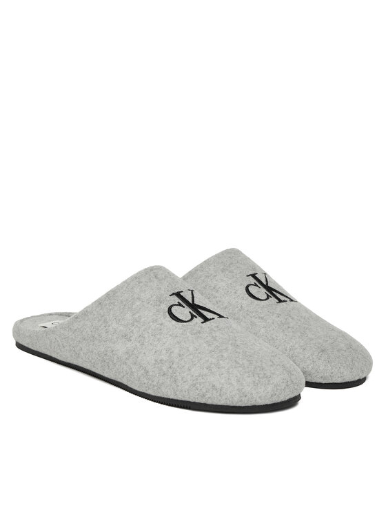 Calvin Klein Calvin Klein Παντόφλες Σπιτιού Home Slipper Mule HM0HM01931 Γκρι