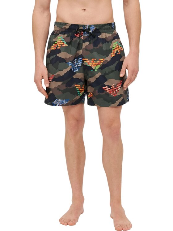 Emporio Armani Emporio Armani Costume da bagno costume - Emporio Armani - camou Multicolore Regular Fit