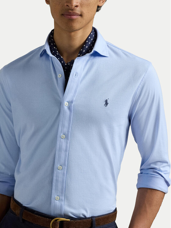 Polo Ralph Lauren Polo Ralph Lauren Koszula 710899386016 Błękitny Slim Fit