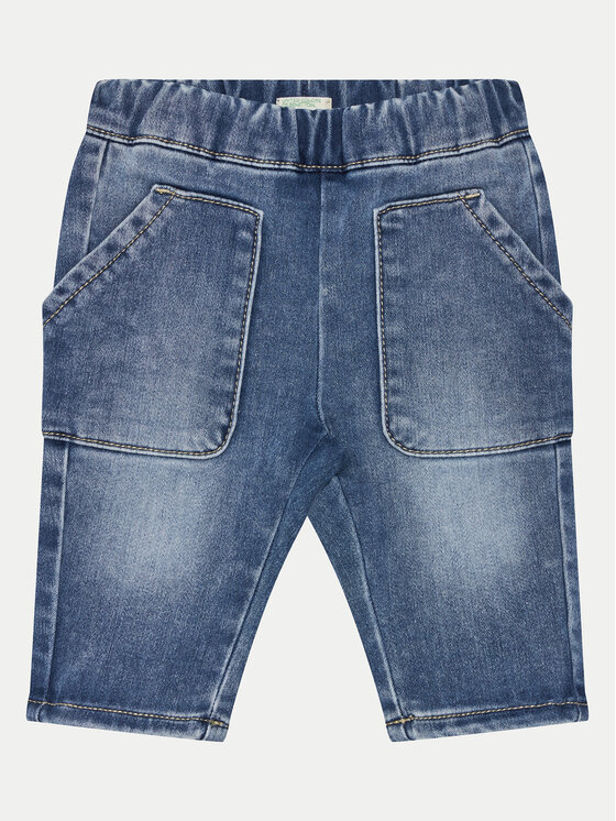 Chłopięce Jeansy United Colors Of Benetton, Rozmiar 68, Niebieskie, 4MAGAF01A