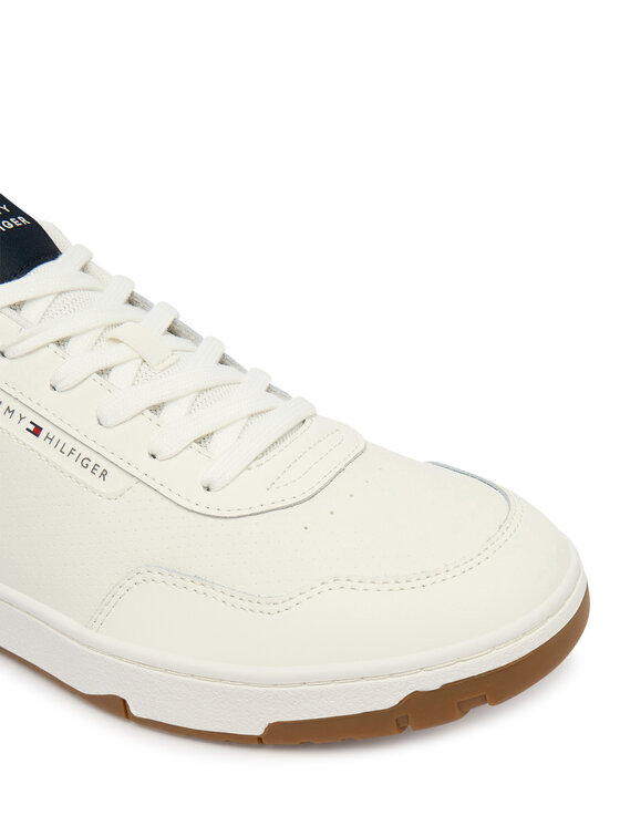 Tommy Hilfiger Tommy Hilfiger Sneakersy Th Basket Core Lite Lth FM0FM05713 Biały