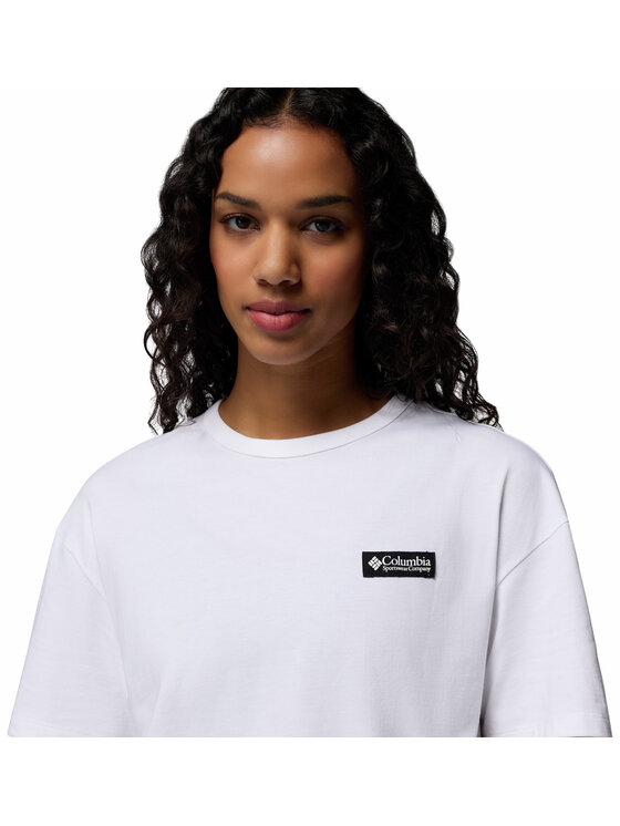 Columbia Columbia T-Shirt 215496 Biały Regular Fit