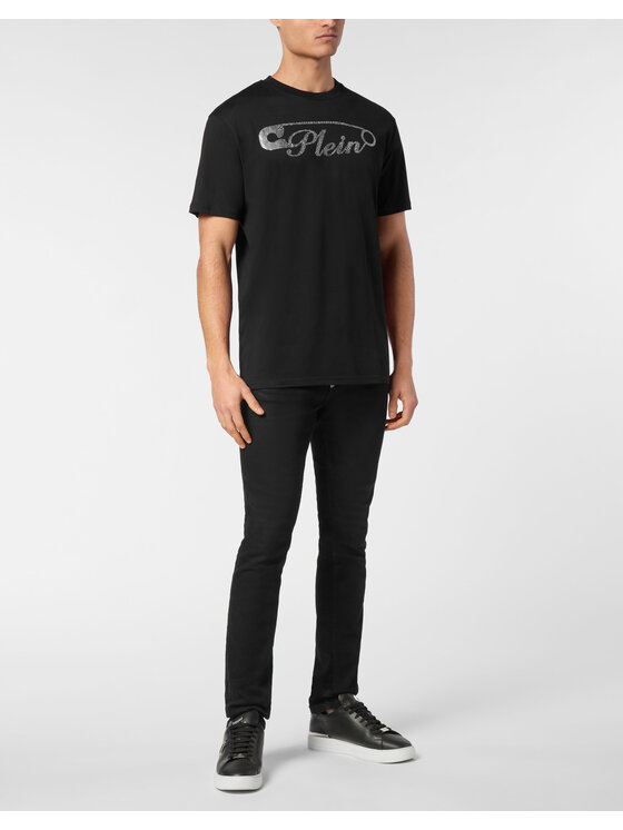 PHILIPP PLEIN PHILIPP PLEIN T-Shirt 24669 Czarny Regular Fit
