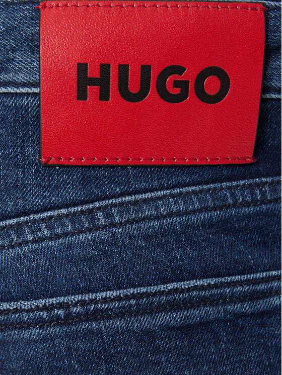 HUGO HUGO Farmer 50542689 Sötétkék Slim Fit