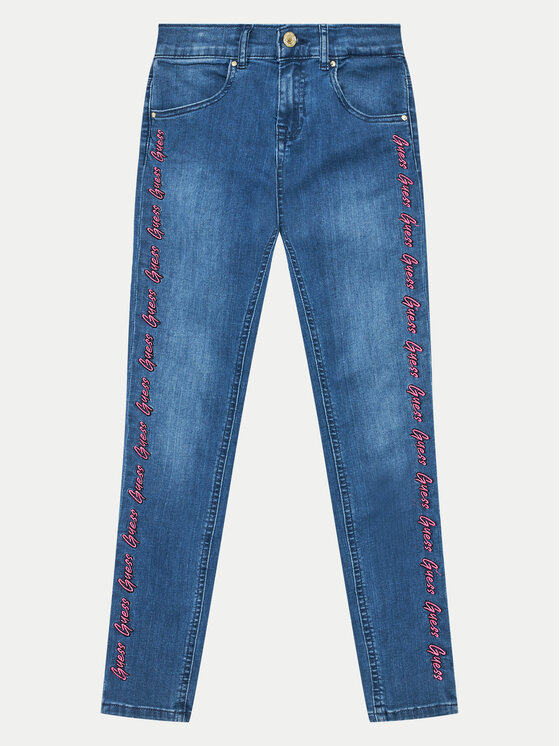 Guess Blugi J4YA10 D4CA0 Albastru Regular Fit