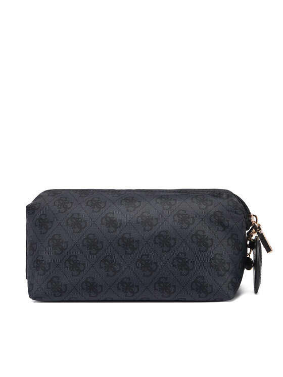 Guess Guess Τσαντάκι καλλυντικών Adrian Logo Travel TWNB21 68851 Σκούρο γκρι