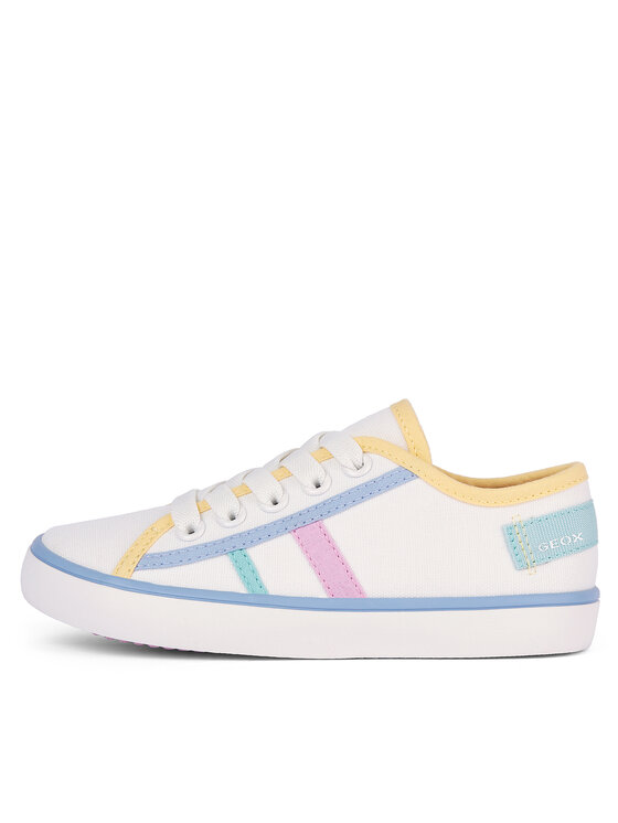 Geox Geox Tenisówki J Gisli Girl J454NF 00010 C1372 D Biały