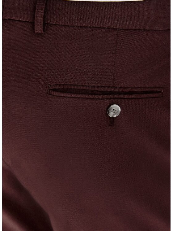 Pako Lorente Pako Lorente Spodnie garniturowe P26SF-6G-007 Brązowy Slim Fit