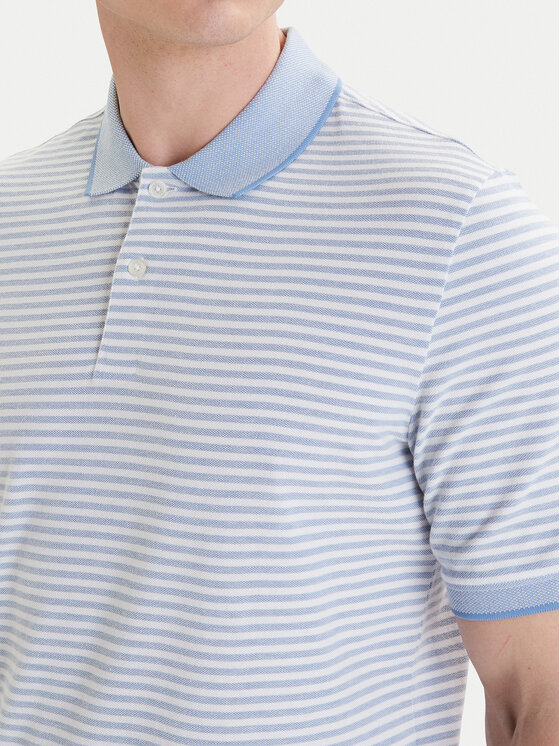 Bugatti Bugatti Poloshirt 8150-75092C Weiß Regular Fit