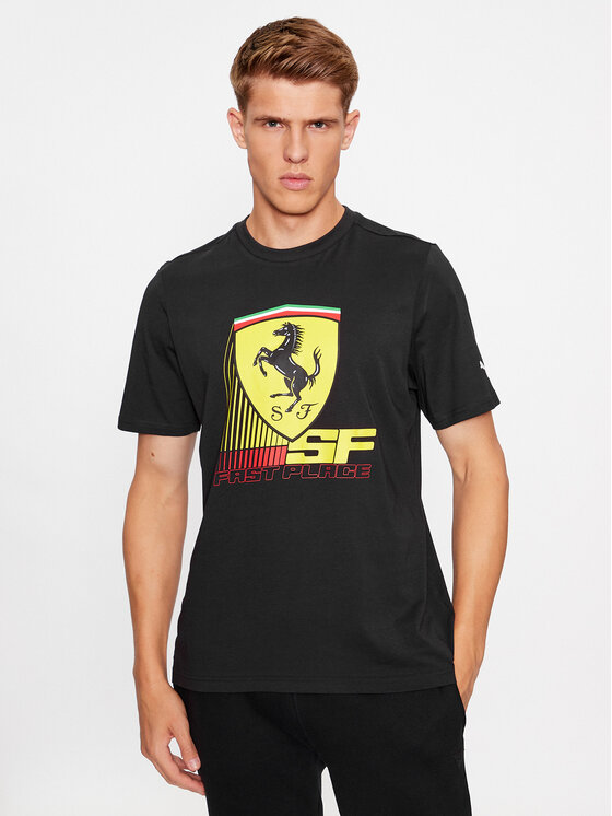 Puma T-shirt Ferrari Race 620952 Crna Regular Fit