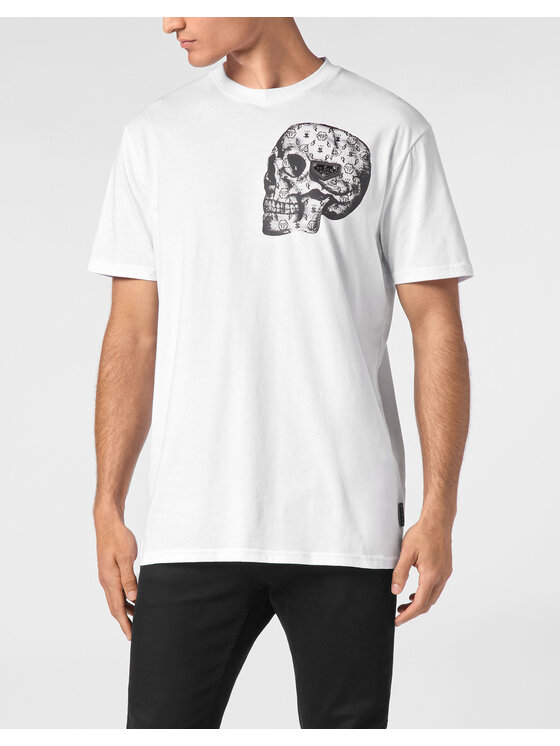PHILIPP PLEIN PHILIPP PLEIN T-Shirt 9451 Bílá Regular Fit