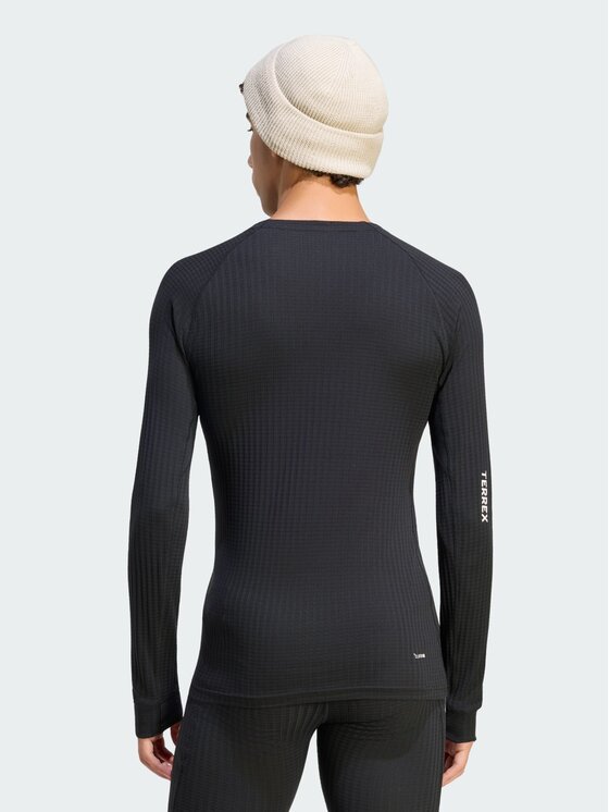 adidas adidas Koszulka techniczna 168740 Czarny Fitted Fit