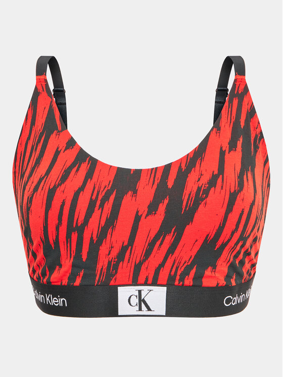 Calvin Klein Underwear Top nedrček 000QF7225E Rdeča