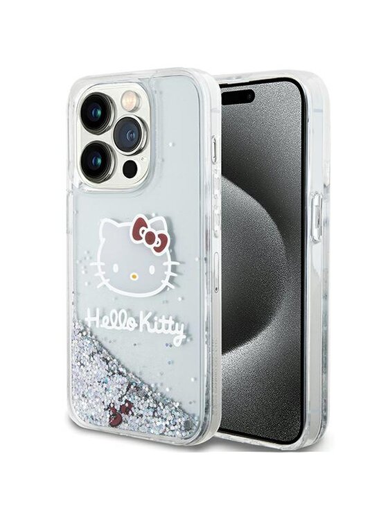 Etui na telefon Hello Kitty, Srebrne, iPhone 14 Pro Max