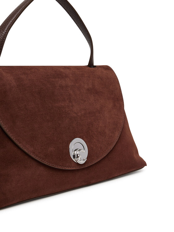 Coccinelle Coccinelle Ročna torba Toc Coccinellenikla Suede Bim E1 TOC 18 01 01 Rjava