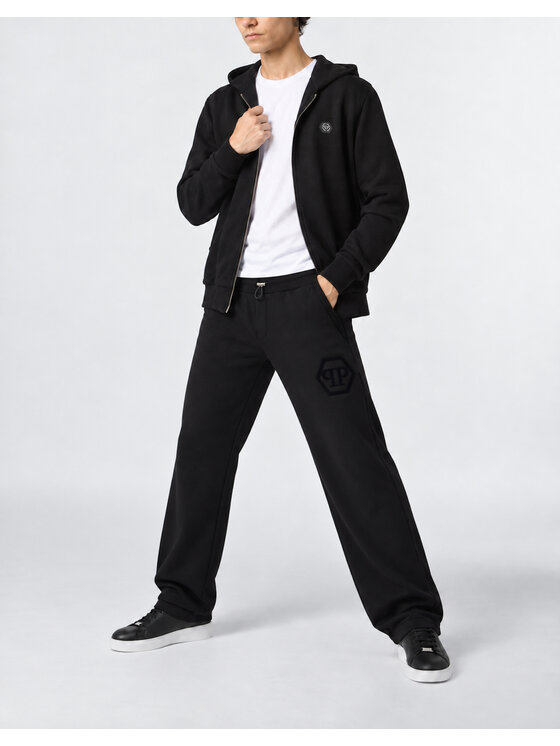PHILIPP PLEIN PHILIPP PLEIN Spodnie dresowe 31313 Czarny Jogger Fit