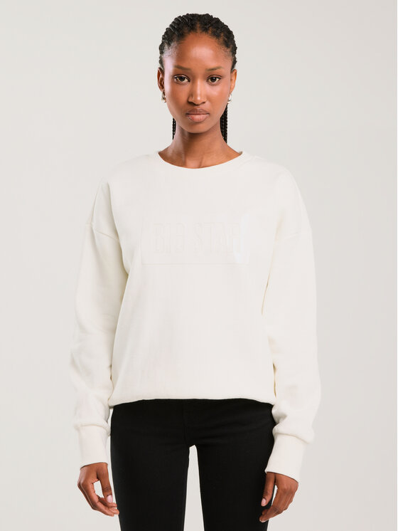 BIG STAR BIG STAR Bluza ONEIDEA Biały Basic Fit