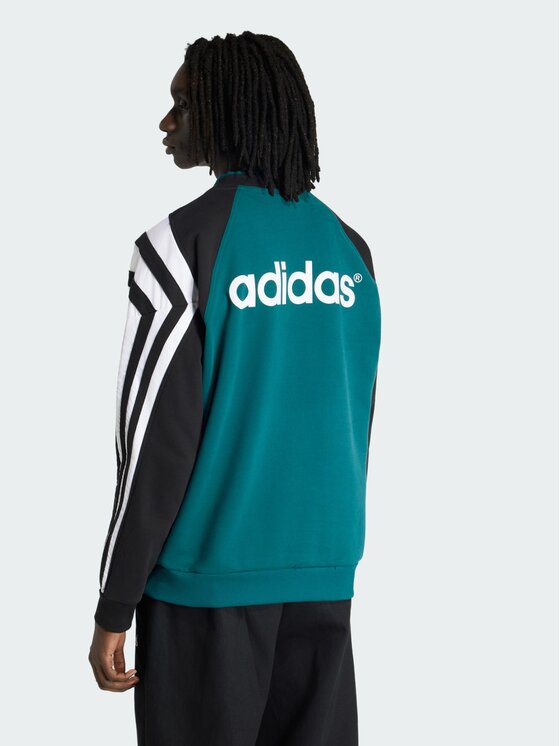 adidas adidas Bluza 161954 Zielony Loose Fit