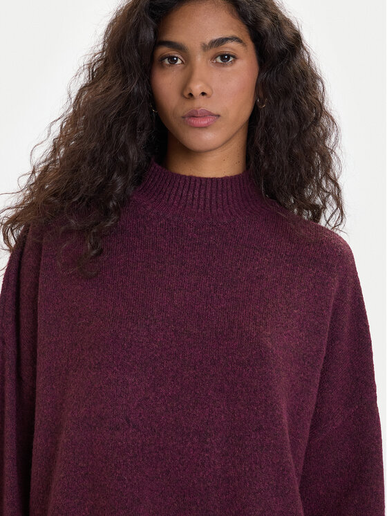 Vero Moda Vero Moda Pulover Plaza 10290784 Vijolična Loose Fit