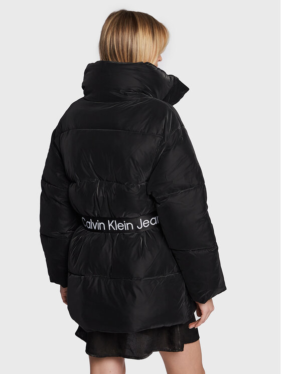 Calvin Klein Jeans Calvin Klein Jeans Μπουφάν χειμωνιάτικο J20J219845 Μαύρο Oversize