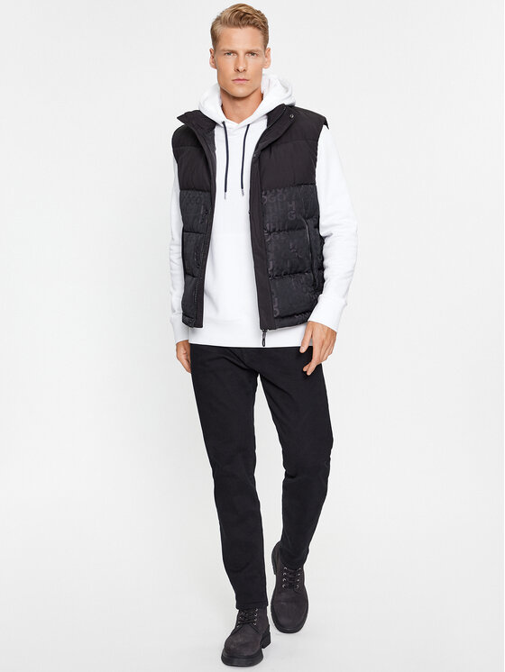HUGO Hugo Mellény Baltino 50496234 Fekete Regular Fit