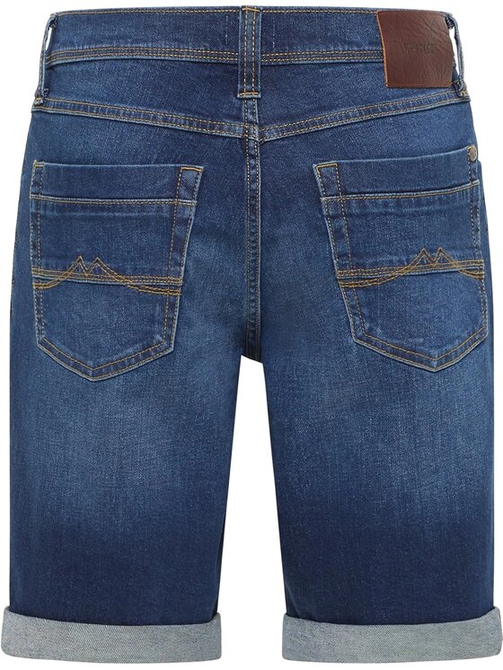 Mustang Mustang Pantaloncini di jeans 1016452 5000 802 Blu Regular Fit