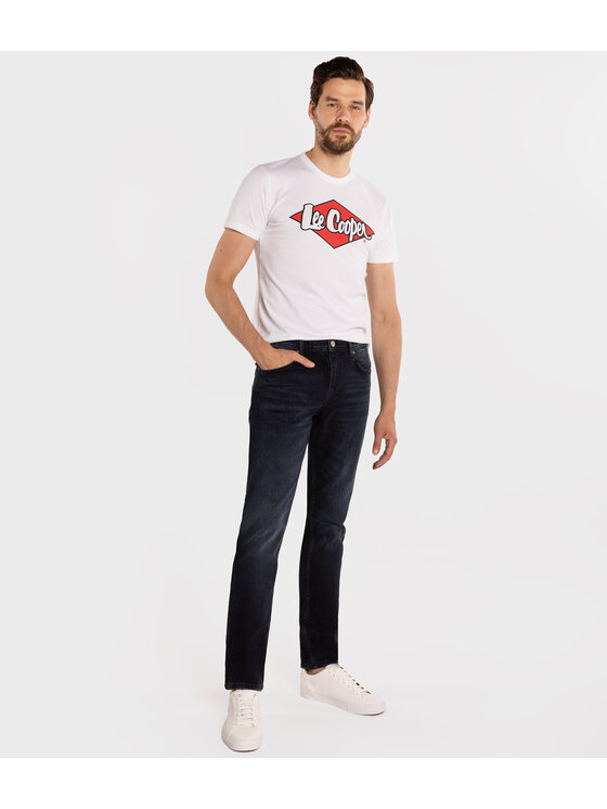 Lee Cooper Lee Cooper Jeansy DENZEL Granatowy Slim Fit