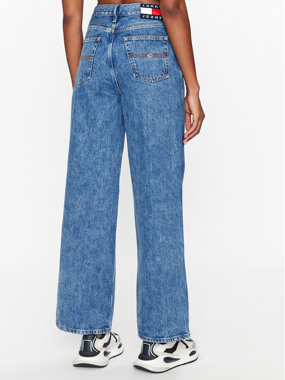 Tommy Jeans Tommy Jeans Farmer Claire DW0DW16653 Kék Wide Leg