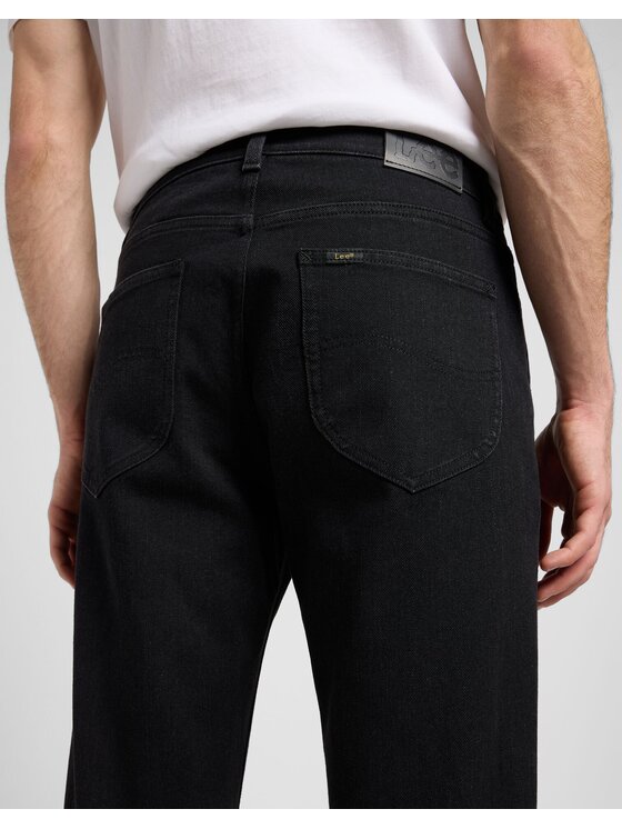 Lee Lee Jeansy STRAIGHT Czarny Straight Fit