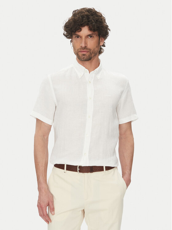 BOSS BOSS Košile H-Roan 50539352 Bílá Slim Fit