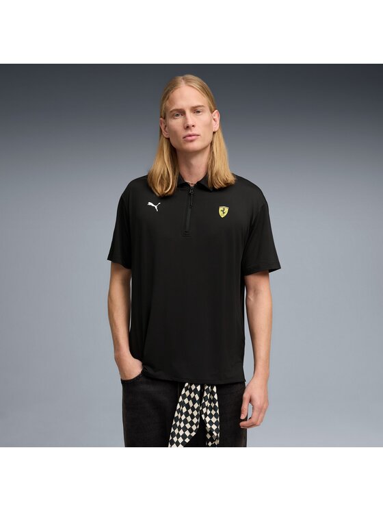 Puma Puma Polo 634247 Czarny Regular Fit