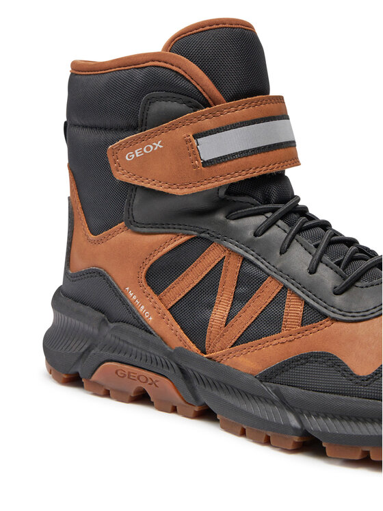 Geox Geox Zimski škornji J Flexyper Plus Boy J36LCD 0MEFU CR69B S Rjava