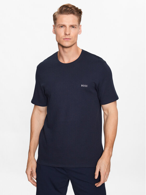 BOSS Boss Сорочка-піжама 50480834 Cиній Regular Fit