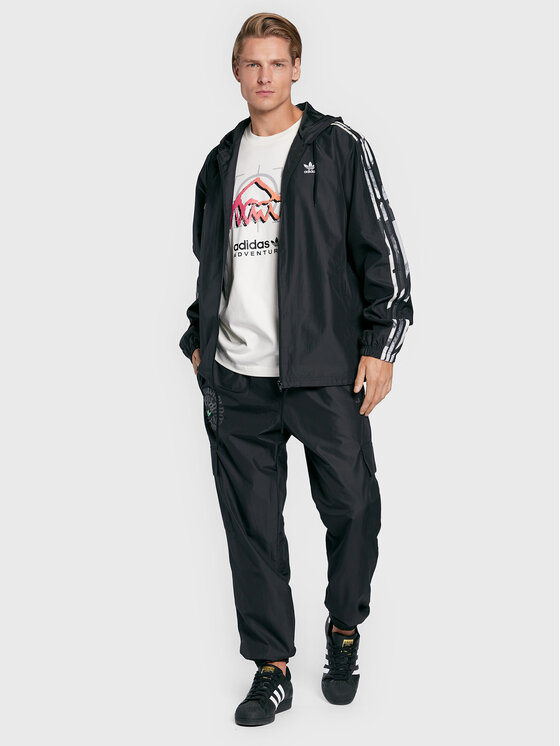 adidas adidas Geacă Camo Series HK5139 Negru Relaxed Fit