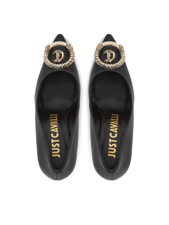 Just Cavalli Just Cavalli Pantofi cu toc subțire 78RA3S16 ZPA33 Negru