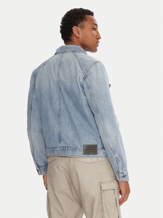 G-Star Raw G-Star Raw Džinsinė striukė D26919-D788 Mėlyna Slim Fit