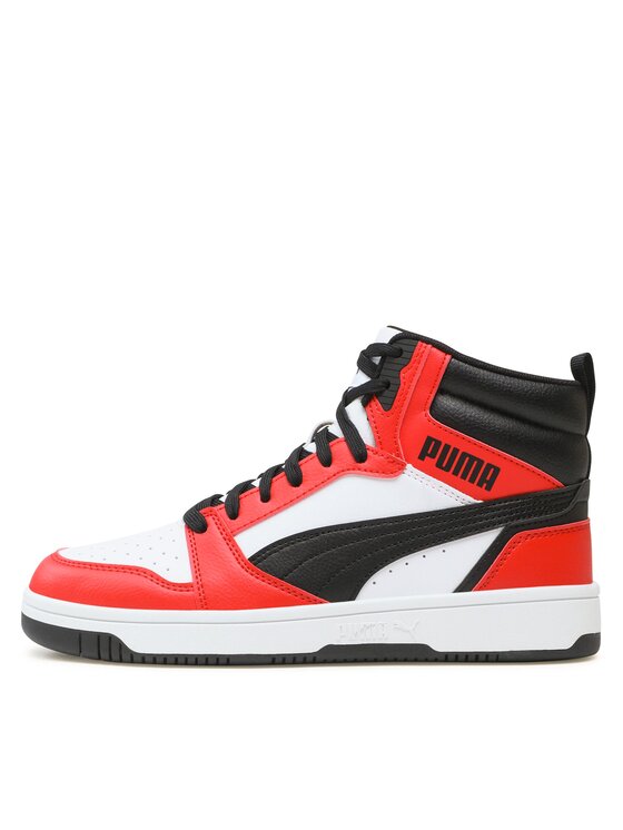 Puma Puma Sneakersy Rebound V6 Mid Jr 393831 03 Czerwony