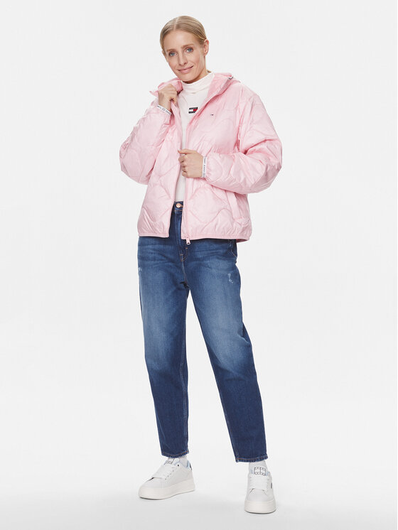 Tommy Jeans Tommy Jeans Übergangsjacke DW0DW17242 Rosa Regular Fit
