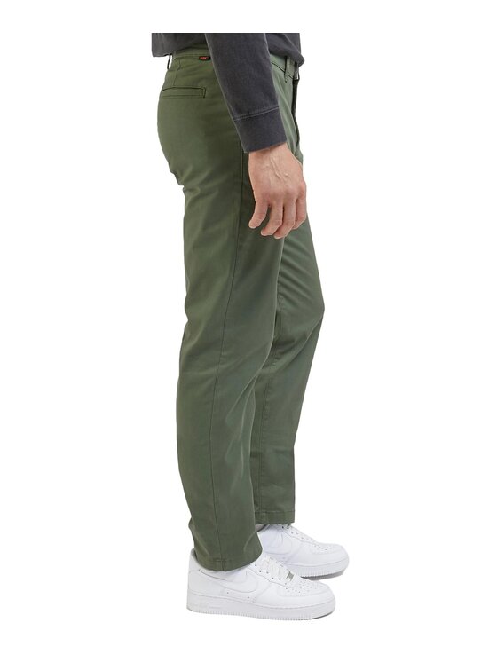 Lee Lee Pantaloni chino 112342928 Verde Regular Fit