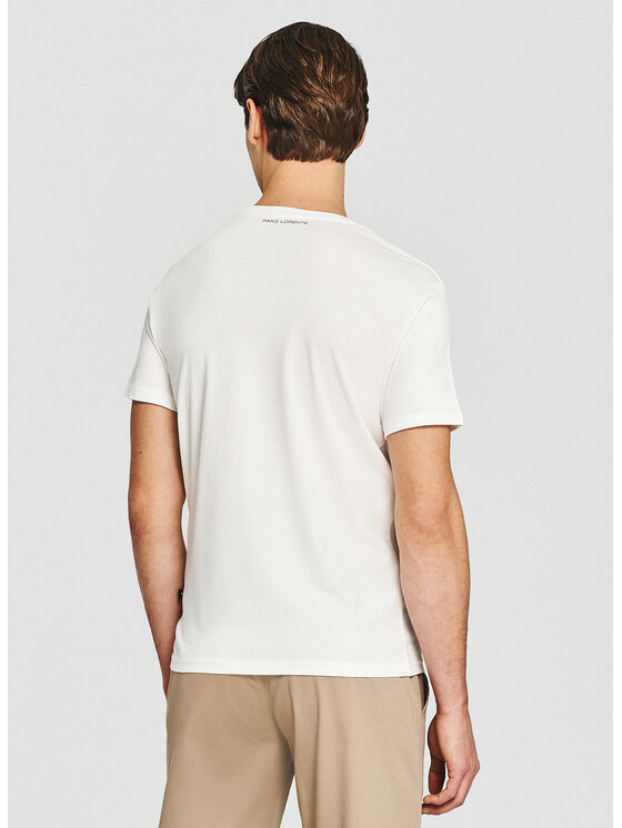 Pako Lorente Pako Lorente T-Shirt P26SF-TT-001 Biały Regular Fit