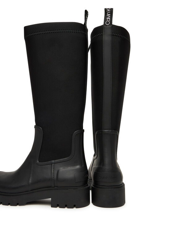Calvin Klein Calvin Klein Гумени ботуши YW0YW02002 Черен