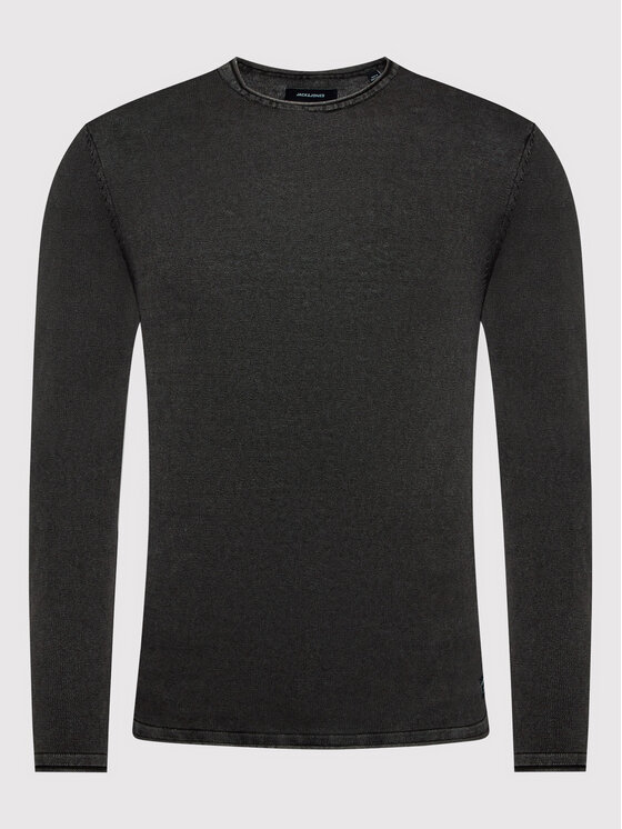 Jack & Jones Jack & Jones Sweter Leo 12174001 Czarny Regular Fit