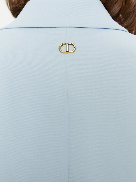 TWINSET TWINSET Sakoi 241TP2170 Svijetloplava Regular Fit