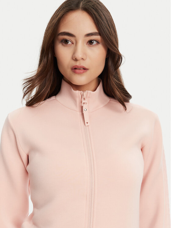 Guess Guess Bluza V2YQ17 K7UW2 Różowy Regular Fit