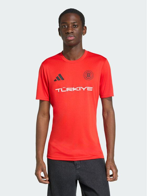 adidas adidas Koszulka techniczna FIFA World Cup 26™ Turkey Czerwony Regular Fit