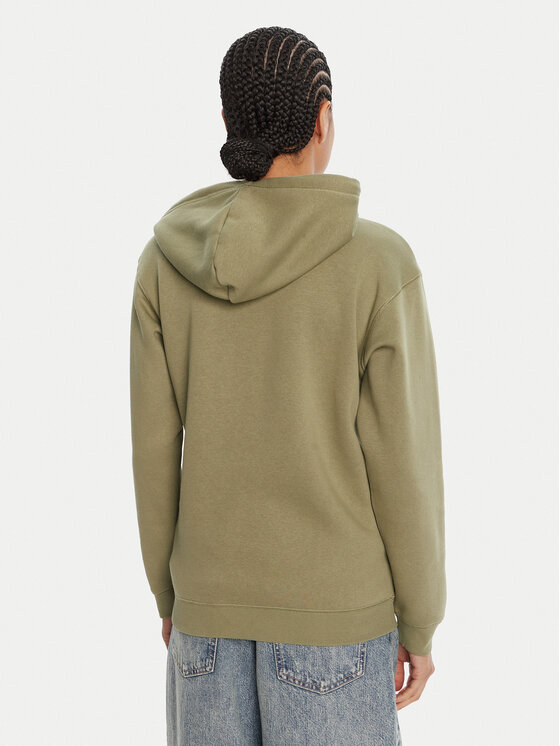 Roxy Roxy Majica dugih rukava Surf Stoked Zipped Brushed ERJFT05022 Zelena Regular Fit