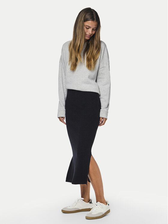 Pieces Pieces Ceruzaszoknya Crista 17144497 Fekete Regular Fit