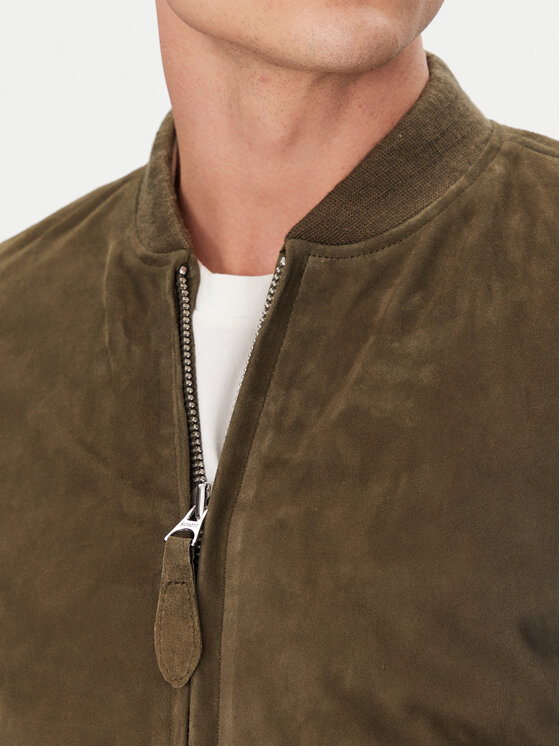 SCHOTT N.Y.C. SCHOTT N.Y.C. Lederjacke LC300 Khakifarben Regular Fit